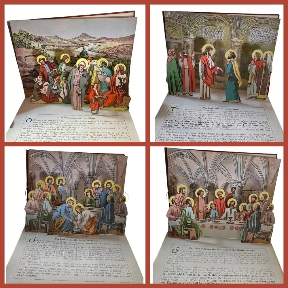 Catechetical Scenes the Blessed Eucharist by Rev. M. Coerezza Hardback 1957